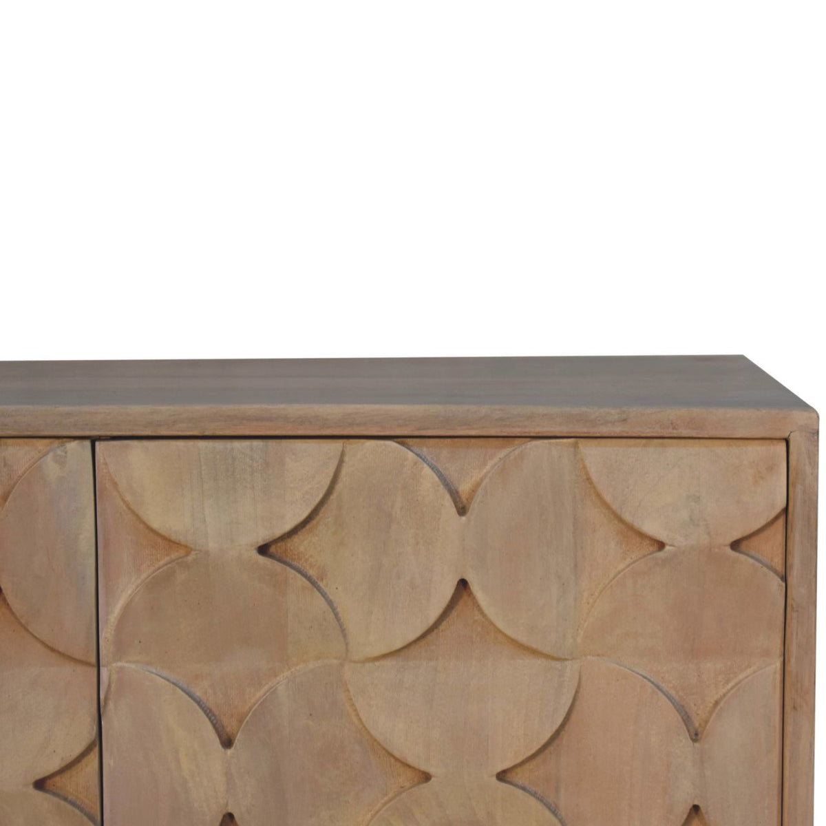 Hourglass Carved Ivory Cabinet