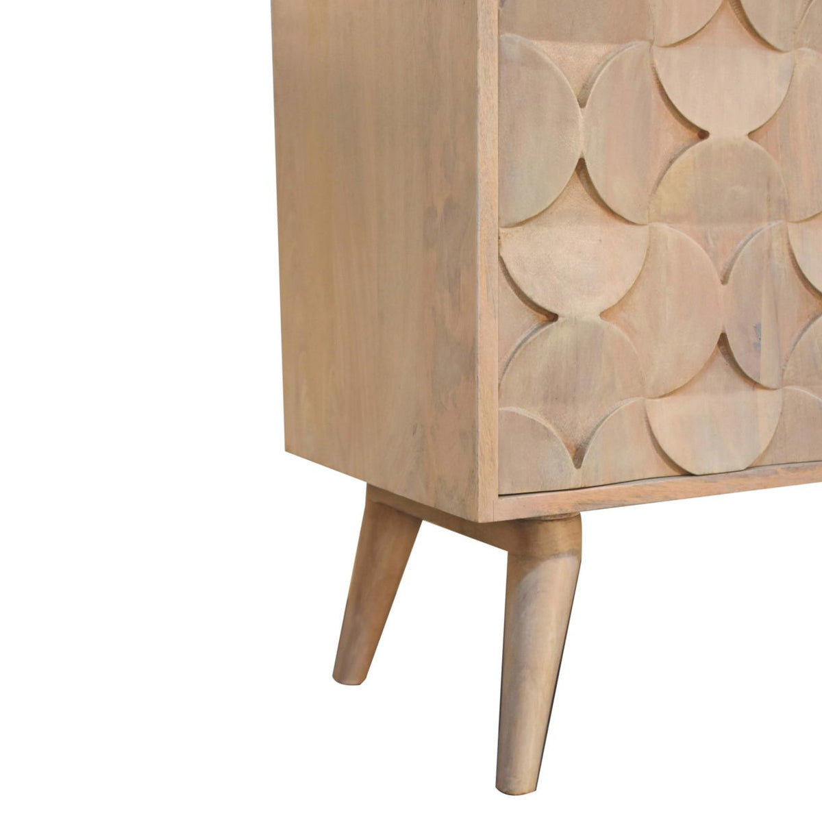 Hourglass Carved Ivory Cabinet