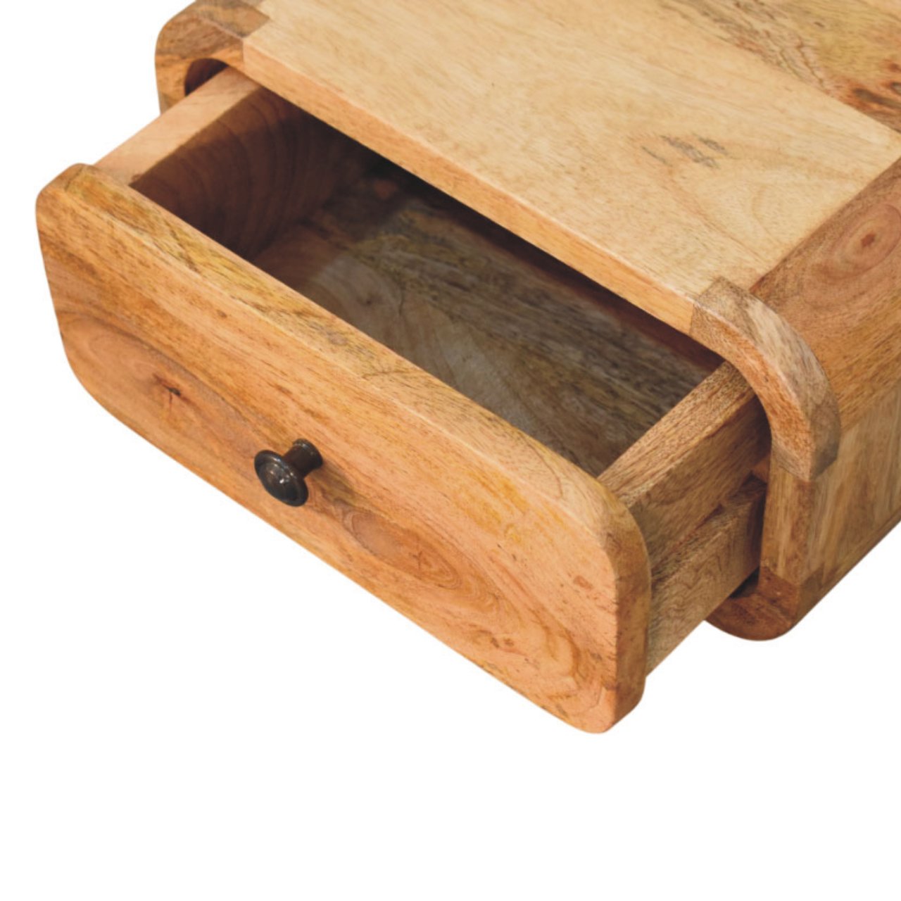 Avora Mini Wall-Mounted Oak-ish 1-Drawer Chest of Drawers