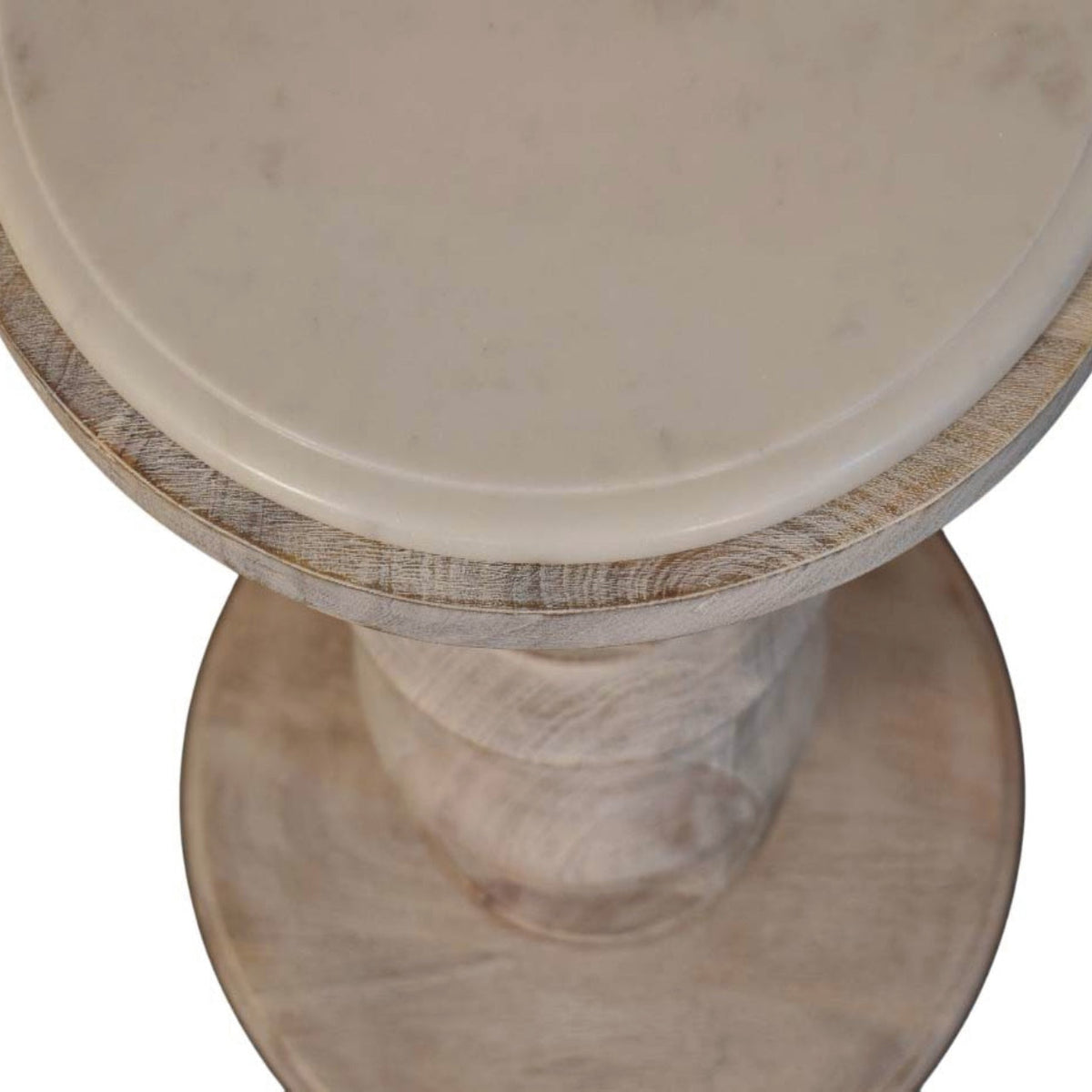 The Bellis Marble Accent Table Accent Piece