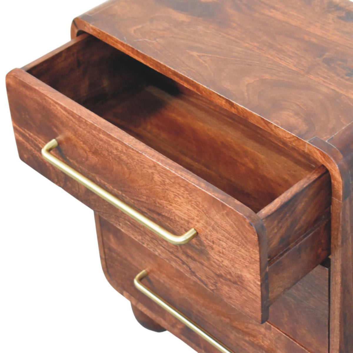 3-Drawer Rounded Chest of Drawers