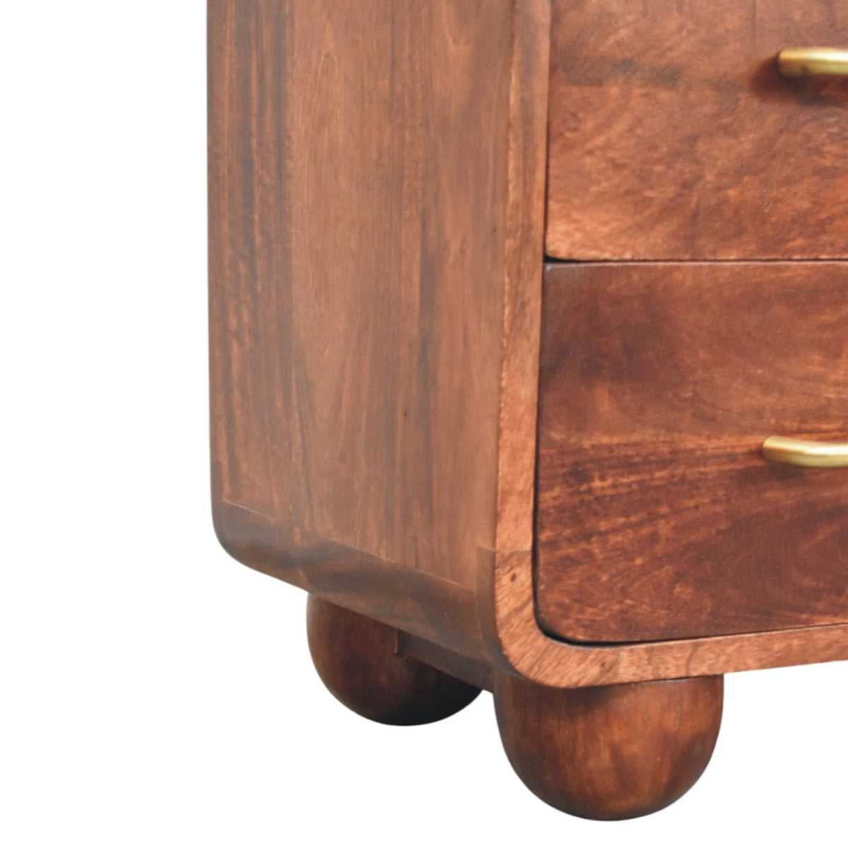 3-Drawer Rounded Chest of Drawers