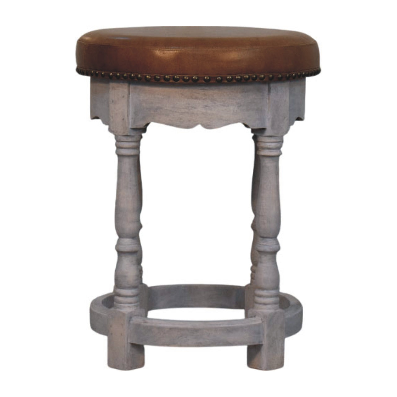 Rustic Charm Footstool