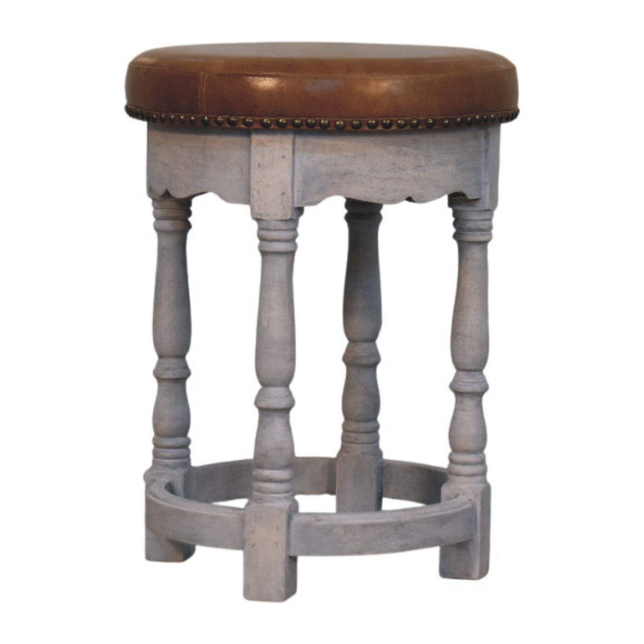 Rustic Charm Footstool