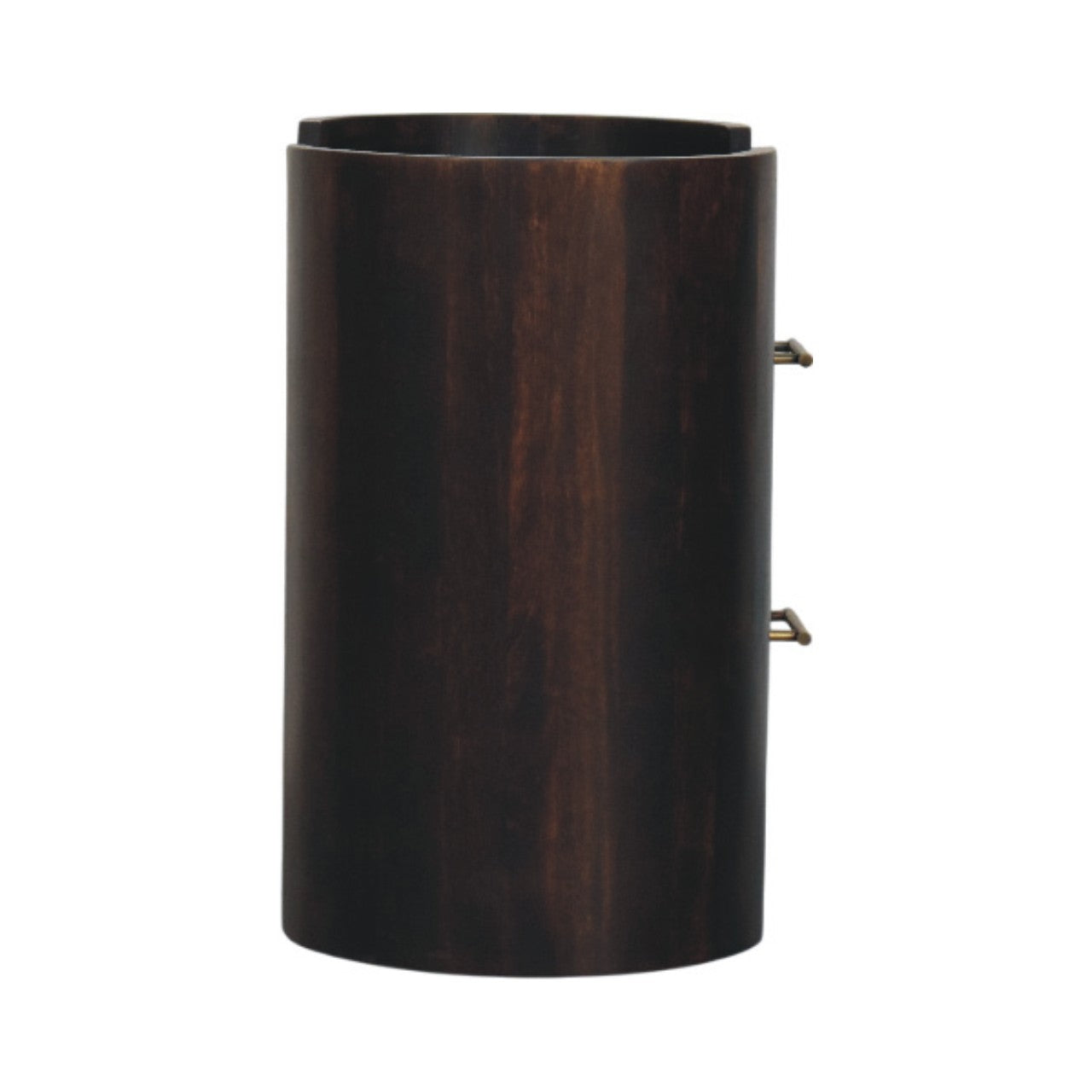 Velvet Mocha Curve Bedside Table