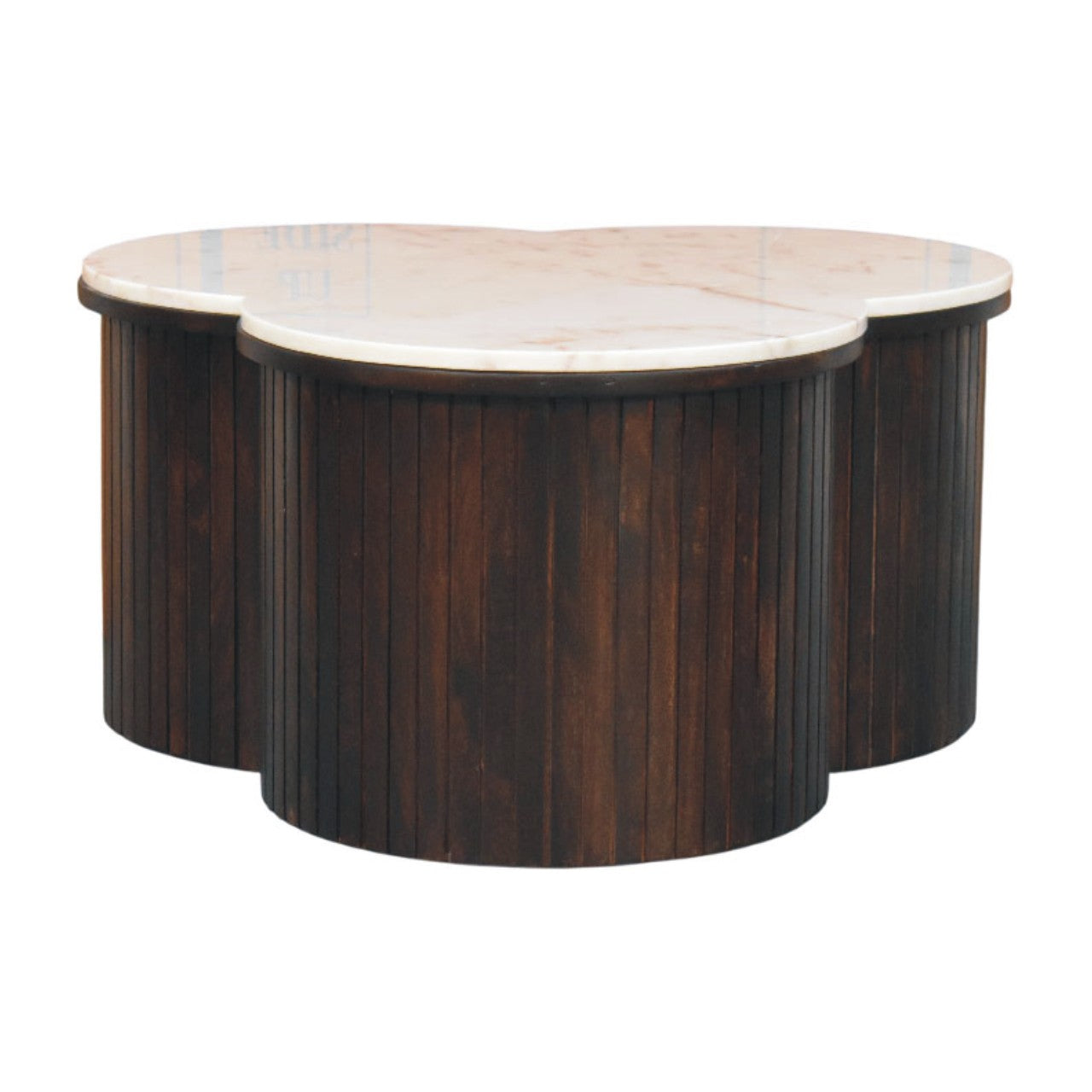 Verona Marble Coffee Table | Marble-Effect Solid Mango Wood