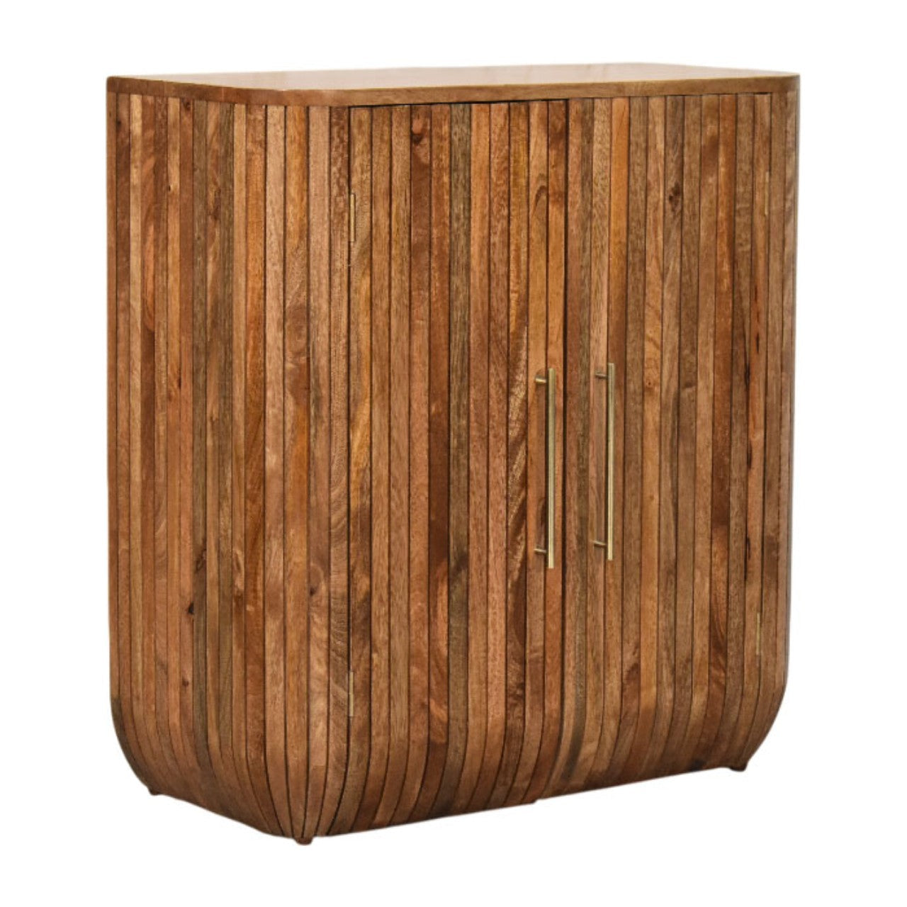 Fluted Curve Chest of Drawers
