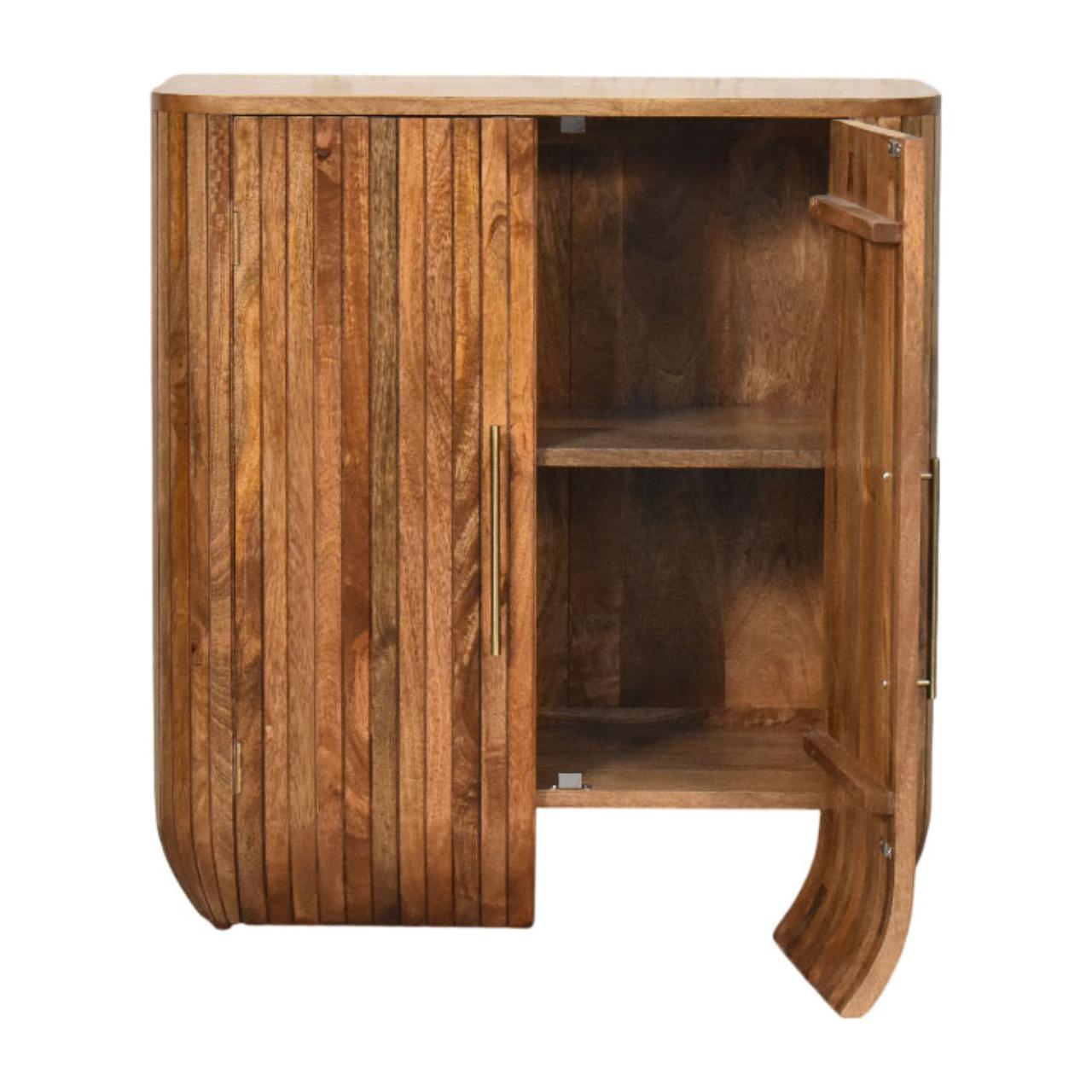 Fluted Curve Chest of Drawers