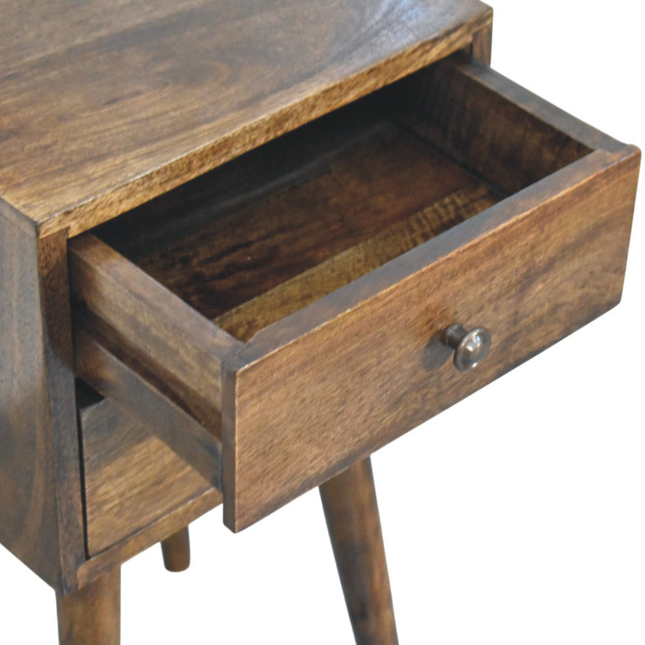 Nordic 2-Drawer Bedside in Classic Grey Bedside Table