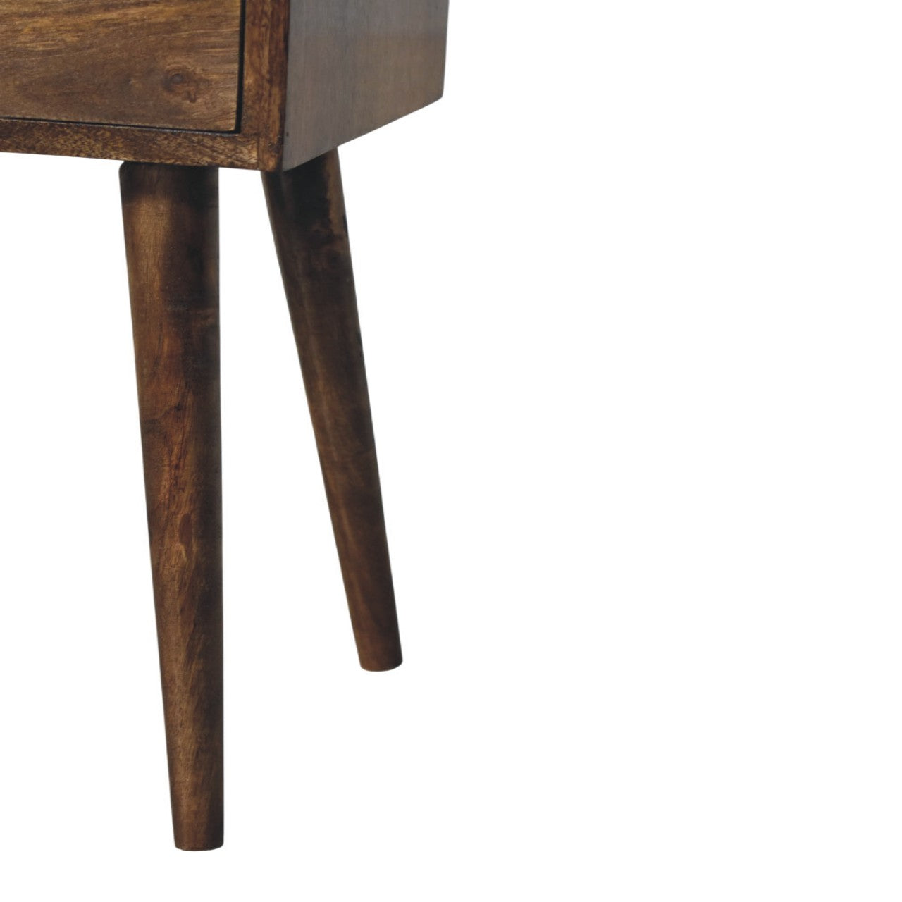 Nordic 2-Drawer Bedside in Classic Grey Bedside Table