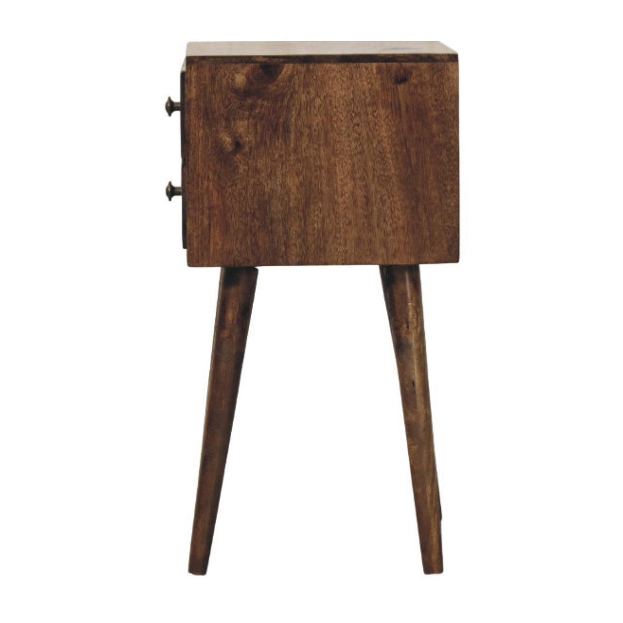 Nordic 2-Drawer Bedside in Classic Grey Bedside Table