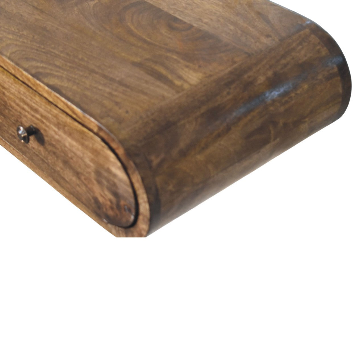 Rounded Wall-Mounted Console with 2-Drawers Chest of Drawers