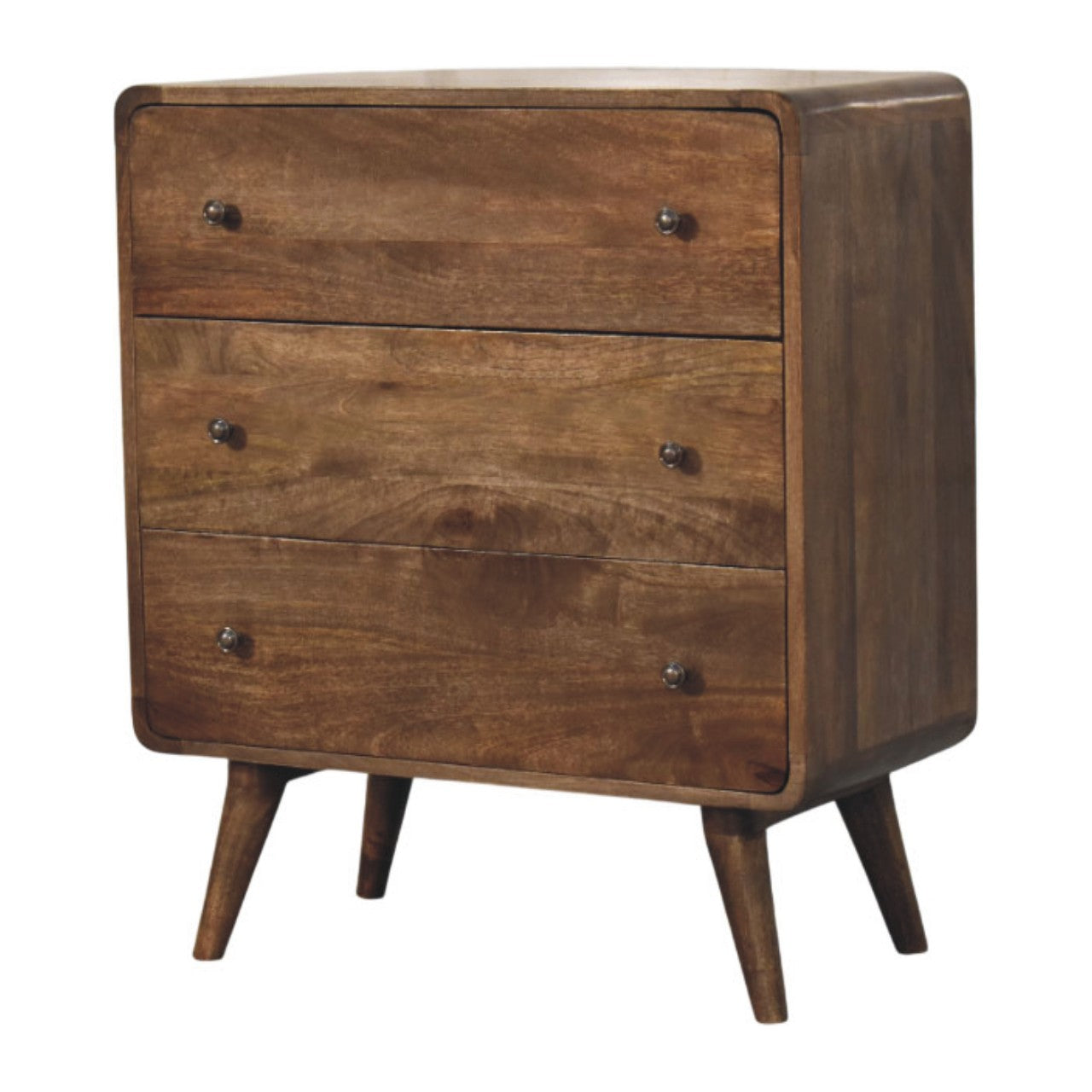 Curve Edge 3-Drawer Chest of Drawers
