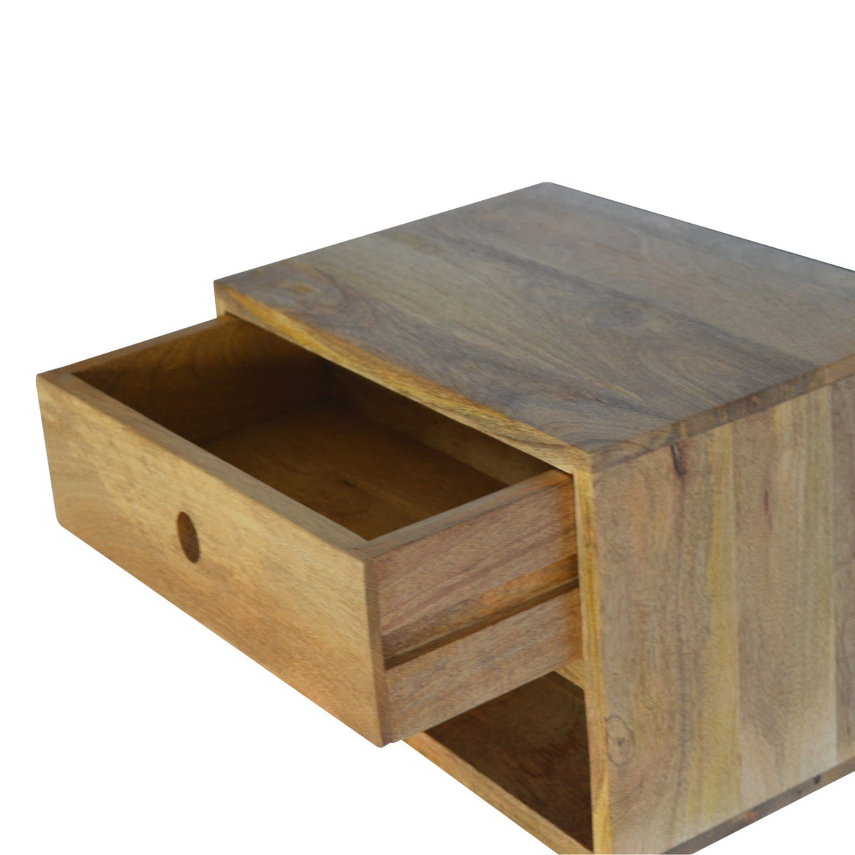 Solid Wood Wall Mounted Bedside Table