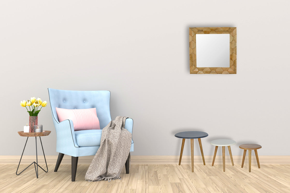 Multi Nordic Stool Set of 3