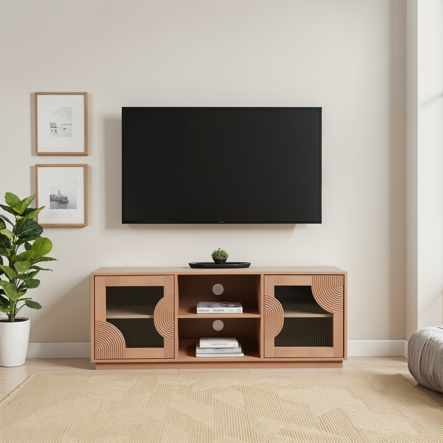 Jodhpur Solid Wood Tv Cabinet