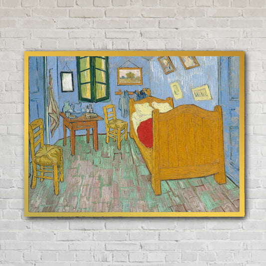 "The Bedroom" by Vincent Van Gogh on Canvas, Framed Prints, Framed Canvas, Acrylic or Print-only