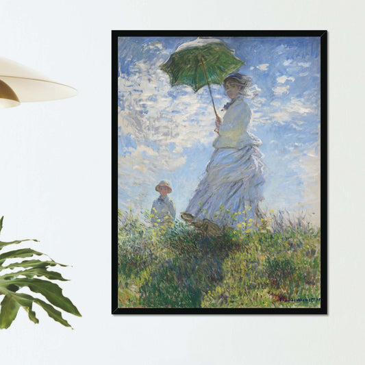 "Madame Monet and Her Son" by Monet on Framed Prints, Framed Canvas, Acrylic, Canvas or Print-only