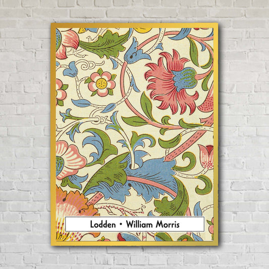 "Lodden" by William Morris on Canvas, Framed Prints, Framed Canvas, Acrylic or Print-only