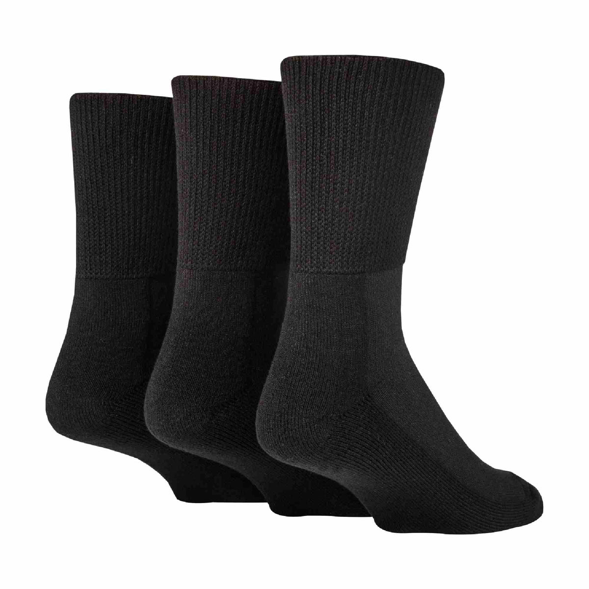 3 Pack Extra Wide Bamboo Diabetic Socks for Swollen Legs