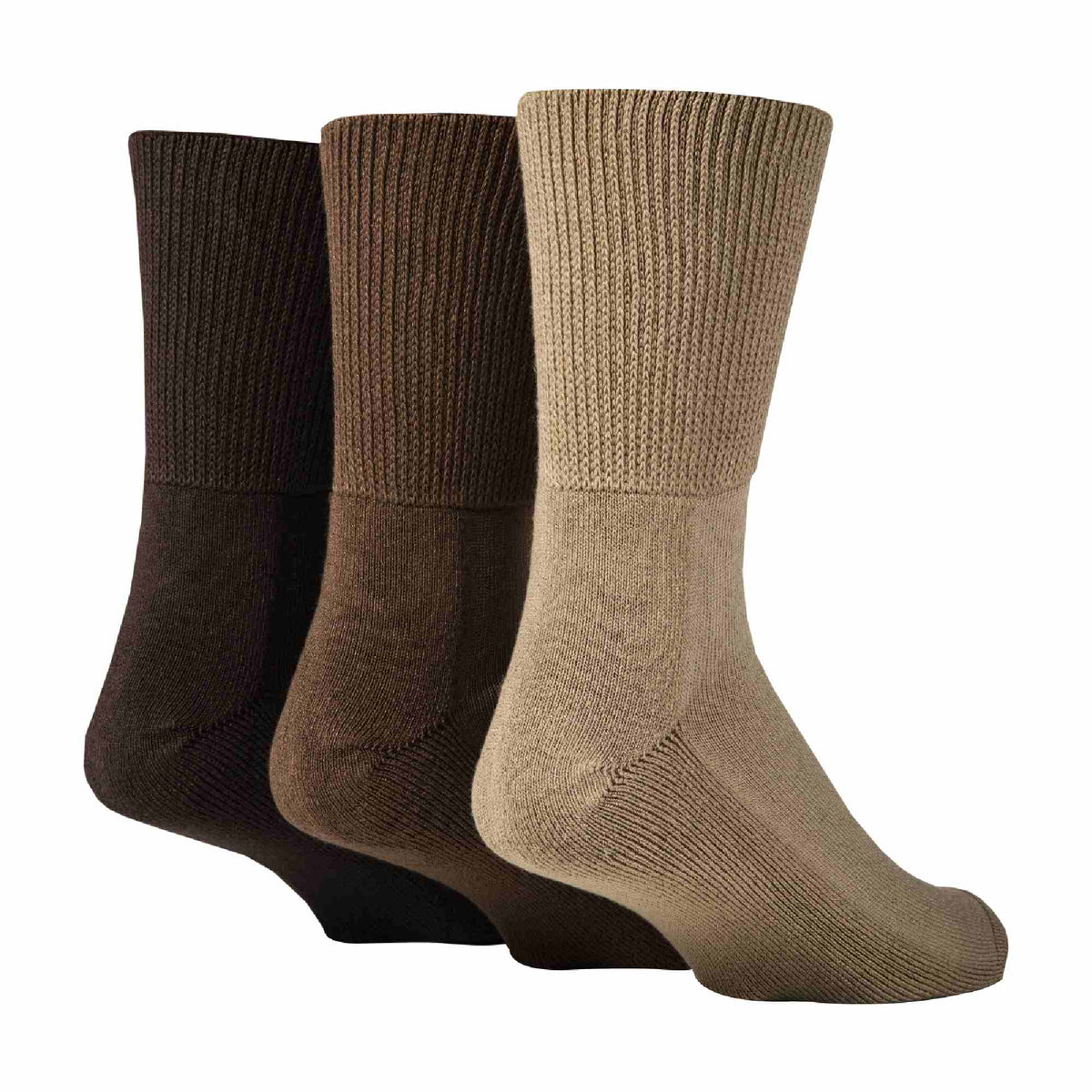 3 Pack Extra Wide Bamboo Diabetic Socks for Swollen Legs