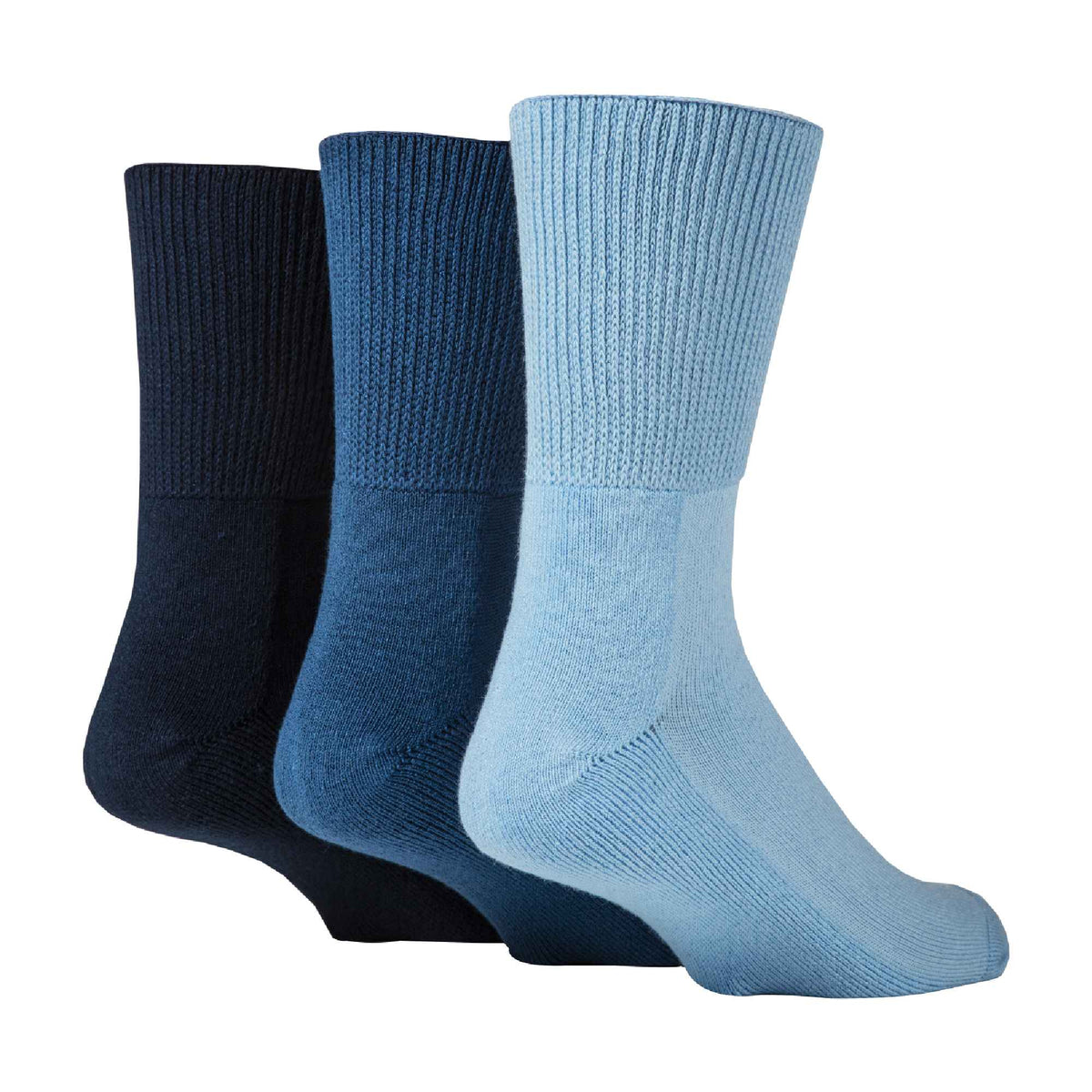 3 Pack Extra Wide Bamboo Diabetic Socks for Swollen Legs