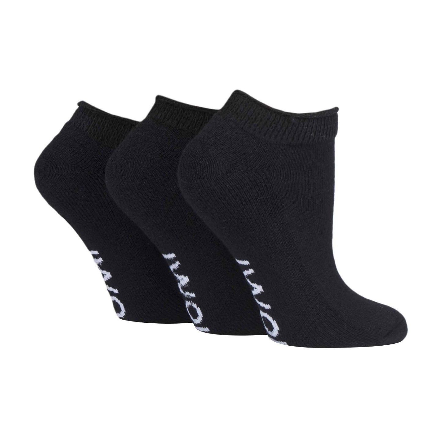 3 Pack Cotton Trainer Diabetic Socks for Swollen Feet & Ankles
