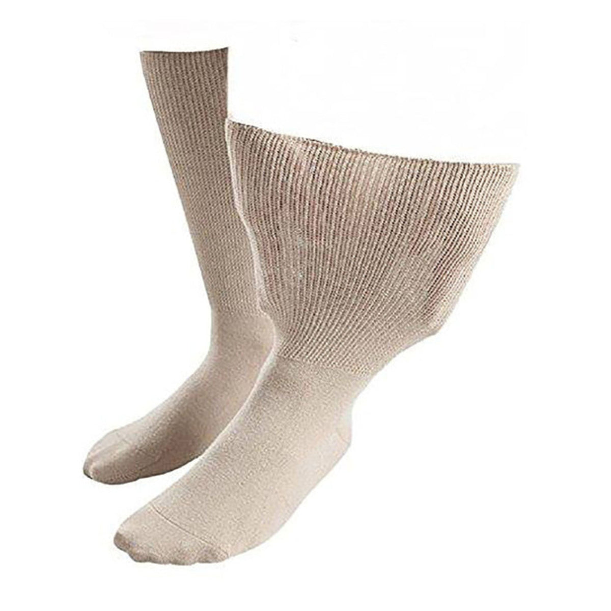 1 Pack Extra Wide Loose Fit Cotton Oedema Socks for Swollen Ankles