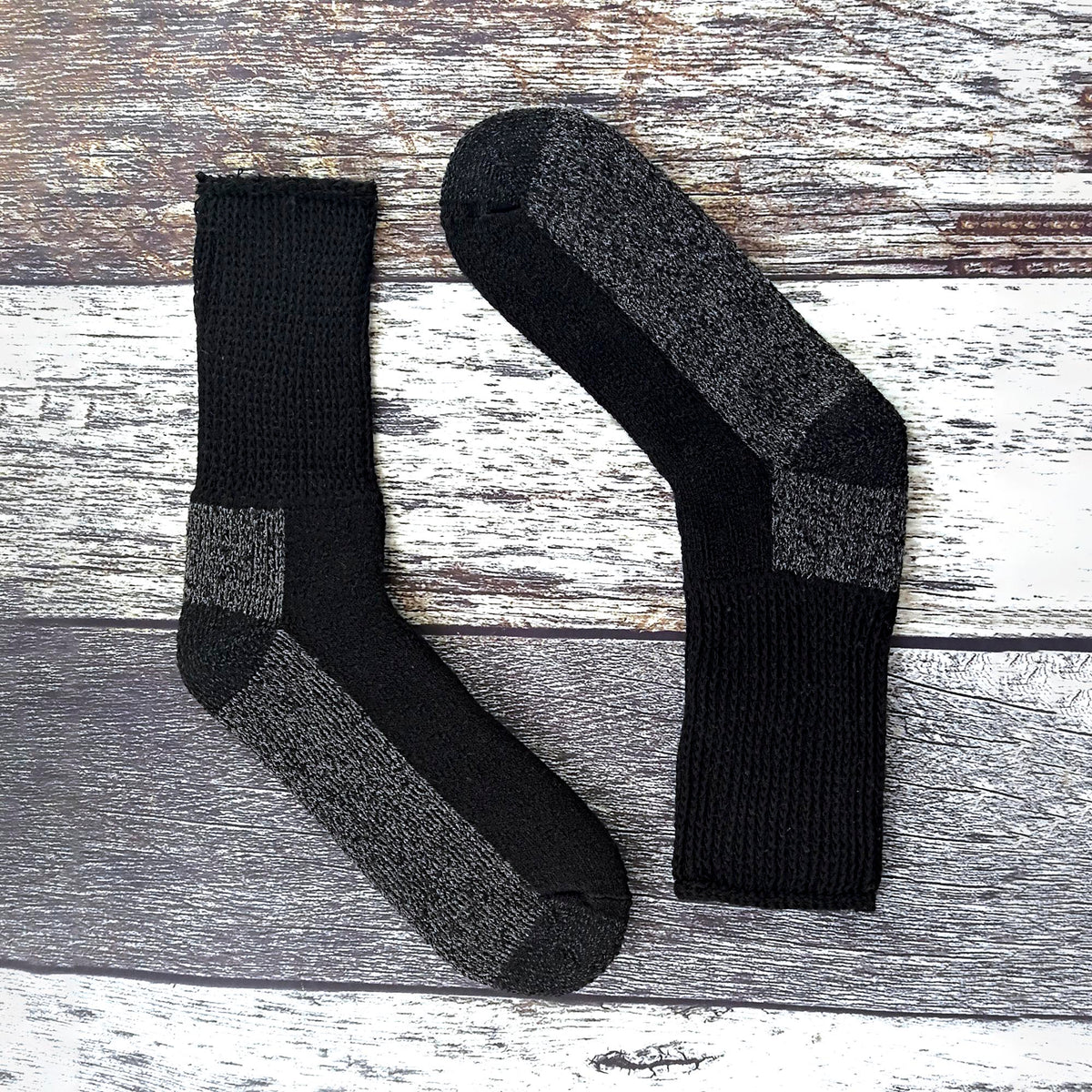 3 Pack Mens Extra Wide Loose Top Cushioned Cotton Diabetic Work Socks