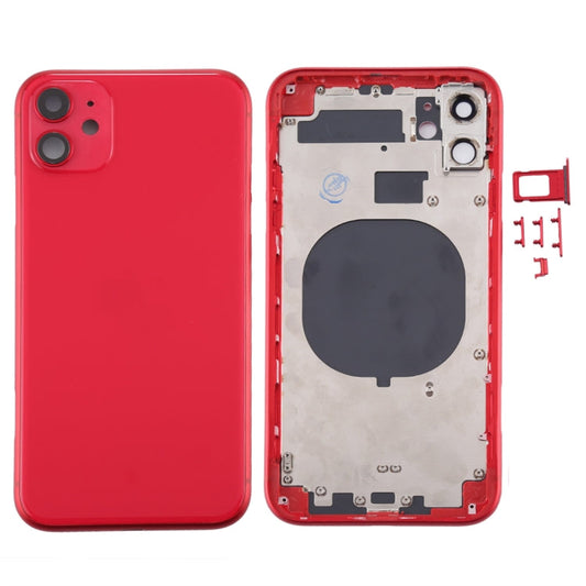 Back Housing Cover with SIM Card Tray & Side keys & Camera Lens for iPhone 11, For iPhone11 (with Camera Lens), For iPhone 11 (Camera Lens), Back Housing Cover for11, For iPhone 11 (with Camera Lens)