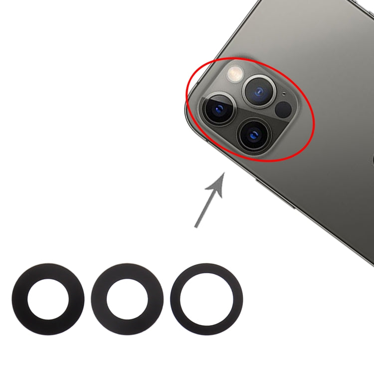 Back Camera Lens for iPhone 12 Pro, For iPhone 12 Pro