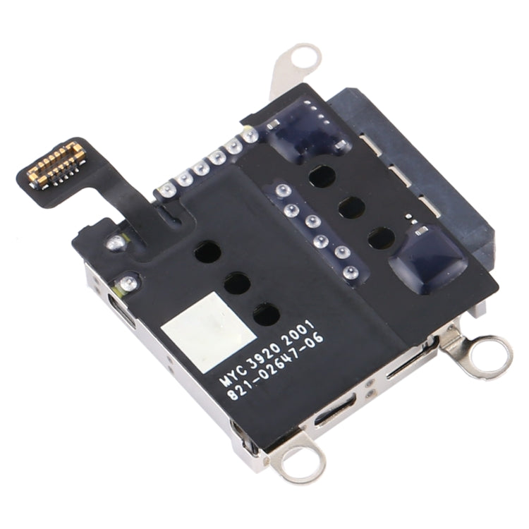 Single SIM Card Holder Socket with Flex Cable for iPhone 12 / 12 Pro, For iPhone 12 / 12 Pro(Single)