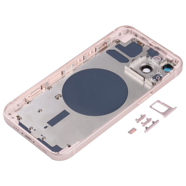 Back Housing Cover with SIM Card Tray & Side  Keys & Camera Lens for iPhone 13, For iPhone 13(with Card Tray & Side Keys), For iPhone 13(with SIM Card Tray & Side Keys), For iPhone 13