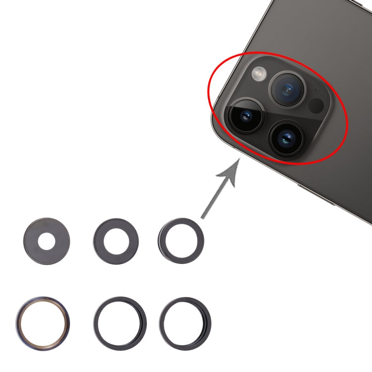 For iPhone 14 Pro Camera Lens Cover, For iPhone 14 Pro, For iPhone 14 Pro(Purple)