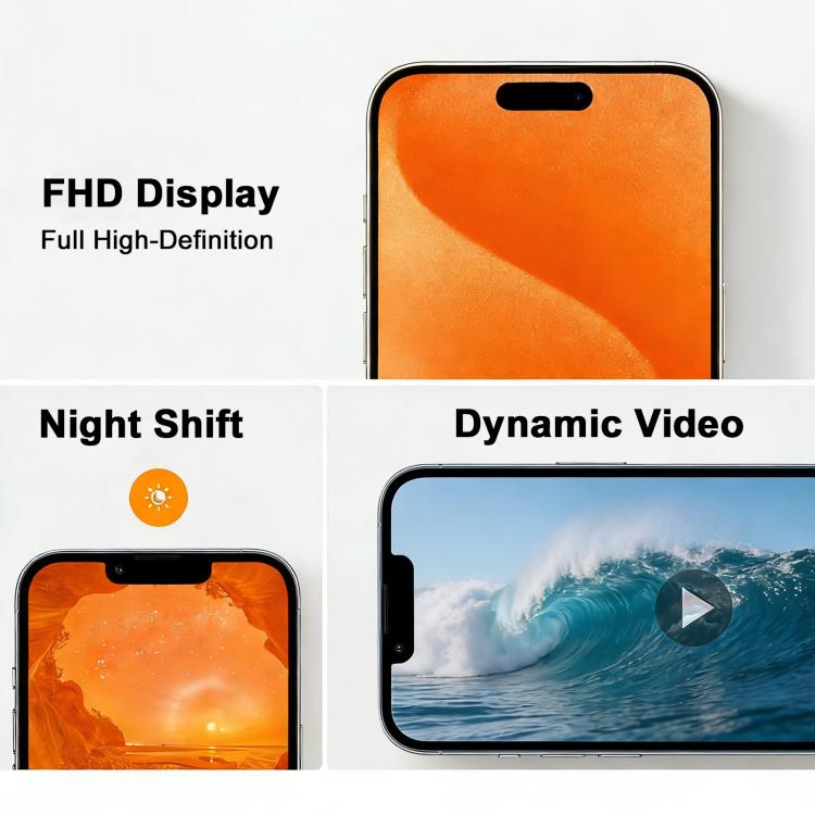 HXL Soft OLED Screen For iPhone 15, For iPhone 15