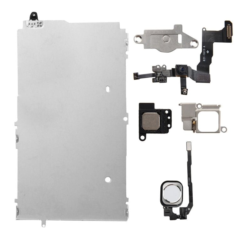 6 in 1 for iPhone 5s LCD Repair Accessories Part Set, For iPhone 5s (Black), For iPhone 5s (White)
