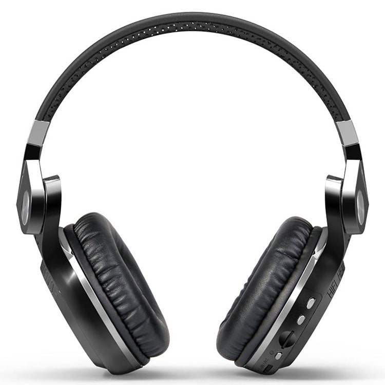 Bluedio T2+ Turbine Wireless Bluetooth 4.1 Stereo Headphones Headset with Mic & Micro SD Card Slot & FM Radio, For iPhone, Samsung, Huawei, Xiaomi, HTC and Other Smartphones, All Audio Devices(Black)