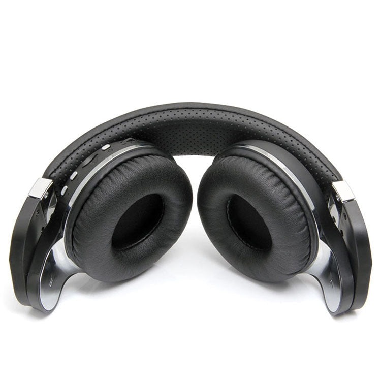 Bluedio T2+ Turbine Wireless Bluetooth 4.1 Stereo Headphones Headset with Mic & Micro SD Card Slot & FM Radio, For iPhone, Samsung, Huawei, Xiaomi, HTC and Other Smartphones, All Audio Devices(Black)