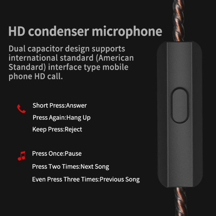 KZ AS10 Ten Unit Moving Iron In-ear HiFi Earphone with Microphone(Cyan)