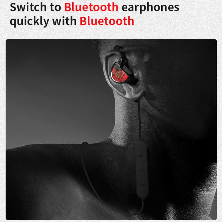 KZ AS10 Ten Unit Moving Iron In-ear HiFi Earphone with Microphone(Cyan)