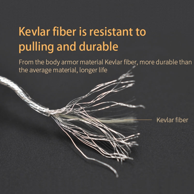 KZ A 8 Pin Oxygen-free Copper Silver Plated Upgrade Cable for KZ ZS3 / ZS4 / ZS5 / ZS6 / ZSA Earphones(White)