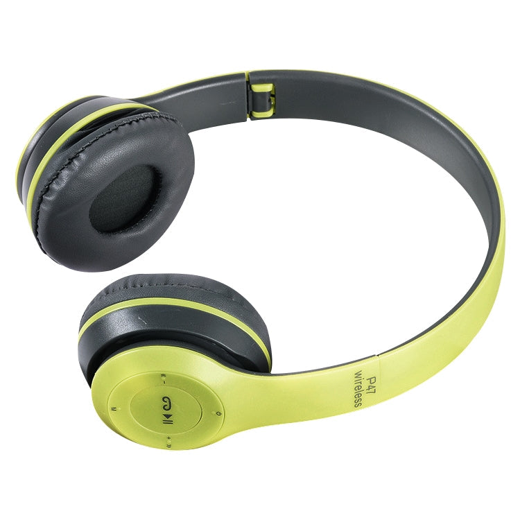 P47 Foldable Wireless Bluetooth Headphone with 3.5mm Audio Jack, Support MP3 / Call, P47 Green, P47 Black, P47 Blue, P47 Red, P47 White