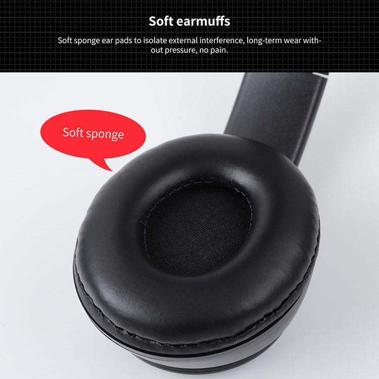 P47 Foldable Wireless Bluetooth Headphone with 3.5mm Audio Jack, Support MP3 / Call, P47 Black, P47 Blue, P47 Red, P47 White, P47 Green