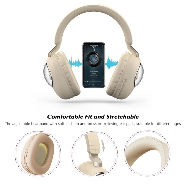 B4 RGB Cartoon Stereo Headset Wireless Bluetooth Headphones (Black)