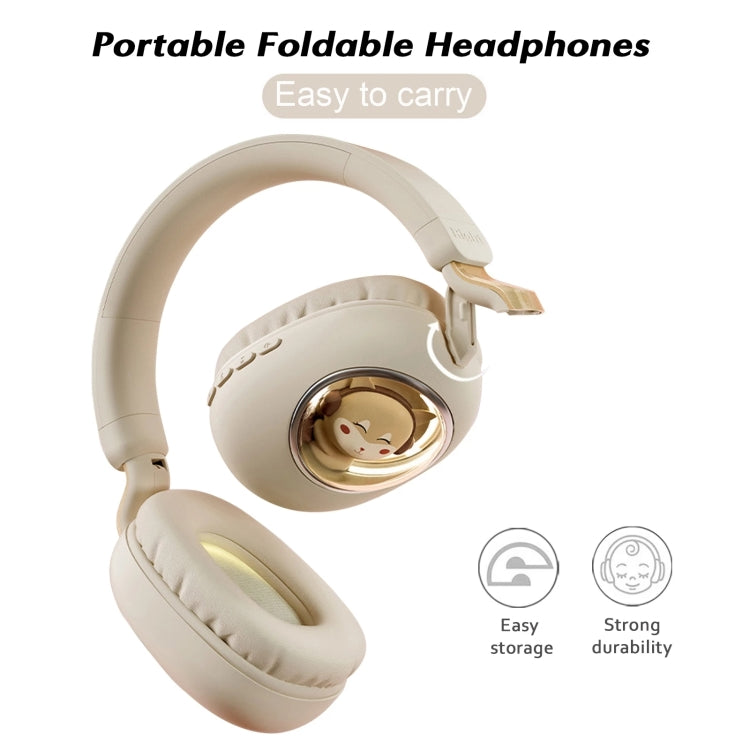 B4 RGB Cartoon Stereo Headset Wireless Bluetooth Headphones (Black)