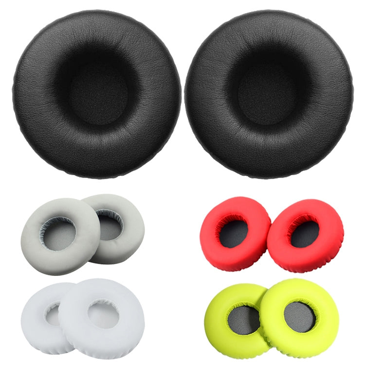 2 PCS For Sony MDR-XB450AP / XB550 / XB650 / XB400 Earphone Cushion Cover Earmuffs Replacement Earpads with Mesh(Red)