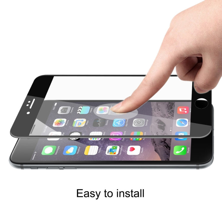 ENKAY Hat-Prince 0.26mm 9H Surface Hardness 6D Curved Edge Full Screen Tempered Glass Film for iPhone 6 & 6s(Black)