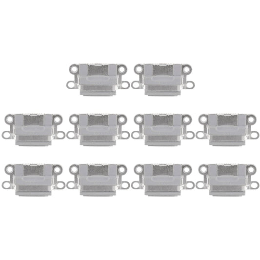 10 PCS Charging Port Connector for iPhone 6 / 6S, For iPhone 6 / 6S, For iPhone 6 / 6S (Light Grey)