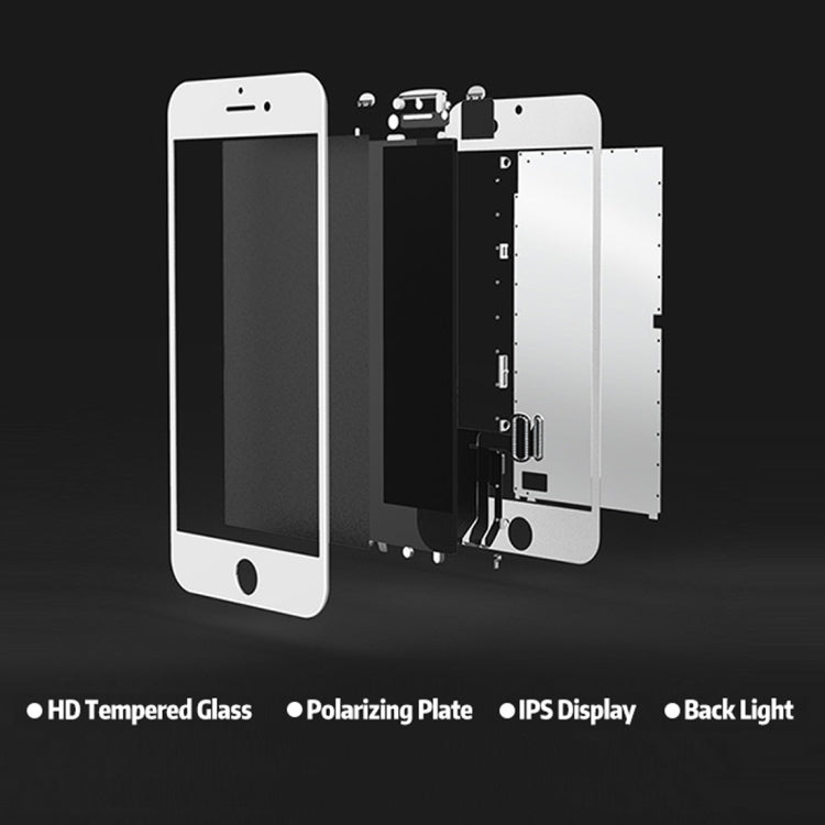LCD Screen with Frame for iPhone 6s, 3 in 1 for i6s with Frame White, 3 in 1 for i6s with Frame Black