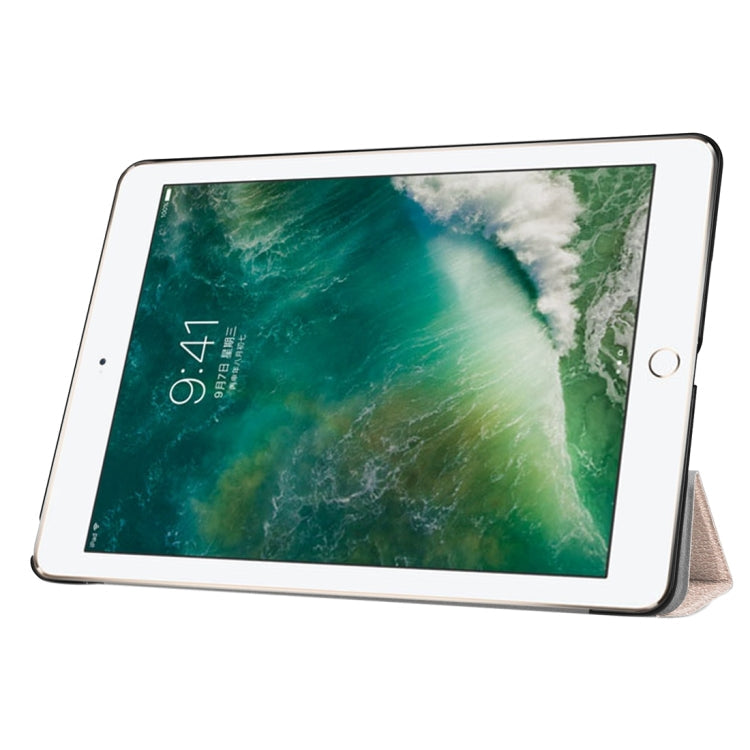For iPad 9.7 (2018) & iPad 9.7 (2017) Custer Texture Horizontal Flip Leather Case with Three-folding Holder & Sleep / Wake-up Function, For iPad 9.7 (2018) & iPad 9.7 (2017), For iPad 9.7 (2018)